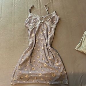 Small Purple floral Lacey dress